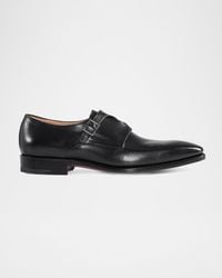 Paul Stuart - Apos;S Samson Leather Monk Strap Loafers - Lyst