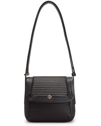 Giorgio Armani - Quilted Leather Flap Shoulder Bag - Lyst