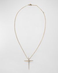 Lana Jewelry - Flawless Skinny Pointed Cross Pendant Necklace - Lyst