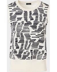 Akris - Dance Movements Sleeveless Silk Top - Lyst