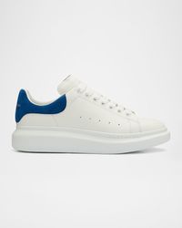 McQueen - Apos;S Leather & Suede Oversized Sneakers - Lyst