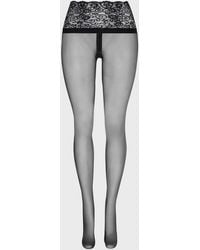 Commando - Sexy Sheer Lace-Waist Tights - Lyst