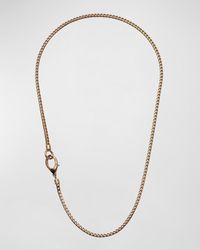 Marco Dal Maso - Mesh Rose Plated Necklace, 20"L - Lyst