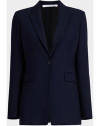 Another Tomorrow - Single Button Blazer Jacket - Lyst