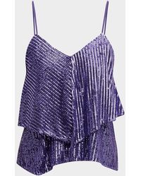 Pinko - Tosato Paillette-Embellished Top - Lyst