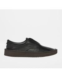 Giorgio Armani - Deerskin Slip-On Sneakers - Lyst