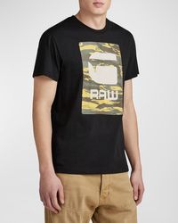 G-Star RAW - Camo Box Graphic T-Shirt - Lyst