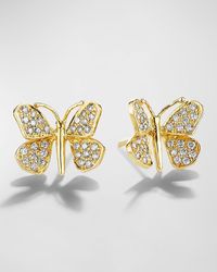 Mimi So - 18K Wonderland Butterfly Earrings With Pave - Lyst