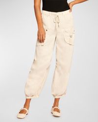 Current/Elliott - The Upright Cropped Cargo Joggers - Lyst