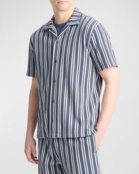 Vince - Jacquard Stripe Camp Shirt - Lyst