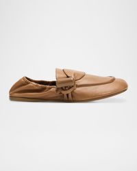 Loewe - Toggle Leather Loafers - Lyst