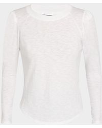 Veronica Beard - Mason Long-Sleeve Baseball Tee - Lyst