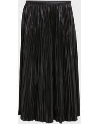 Proenza Schouler - Rosalyn Pleated Faux-Leather Skirt - Lyst