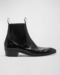Tom Ford - Bailey Glossy Leather Chelsea Boots - Lyst