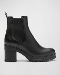 La Canadienne - Paxton Leather Lug-Sole Chelsea Booties - Lyst