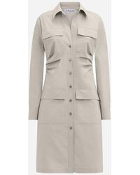 Callas Milano - Marrakech Pleated Stretch Cotton Shirtdress - Lyst