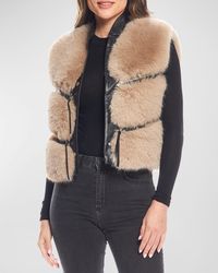 Fabulous Furs - La Moda Fox Faux Fur Vest - Lyst