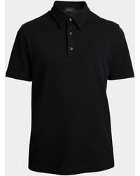 Brioni - Cotton Jersey Polo Shirt - Lyst