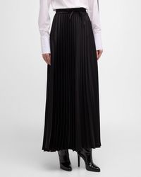 Peter Do - Side-Stripe Pleated Maxi Pajama Skirt - Lyst
