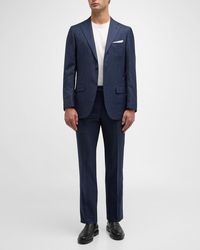Kiton - Plaid Wool Suit - Lyst
