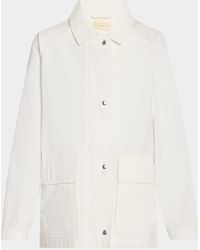 The Row - Elodianna Long-Sleeve Cotton Utility Jacket - Lyst
