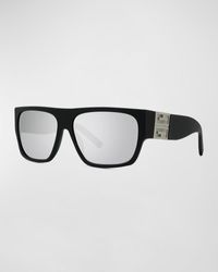 Givenchy - 4g Acetate Rectangle Sunglasses - Lyst