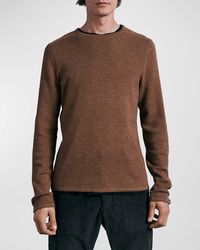 Rag & Bone - Collin Wool Crew Sweater - Lyst