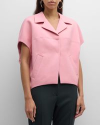 Marni - Stitched Short-Sleeve Round Jacket - Lyst