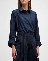 Twp - New Morning After Button-Front Cotton Shirt - Lyst