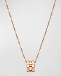 Chopard - Ice Cube 18k Rose Gold Large Pendant Necklace - Lyst