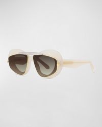 Loewe - Wing Double-frame Geometric Sunglasses - Lyst