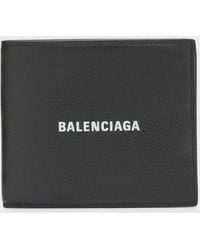 Balenciaga - Cash Square Folded Coin Wallet Used Effect - Lyst