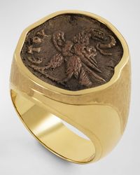 Jorge Adeler - 18K Roman Eagle Coin Ring - Lyst