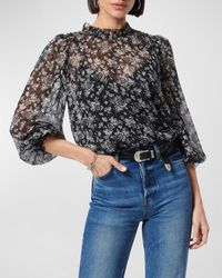 Cami NYC - Nelly Floral Chiffon Top - Lyst