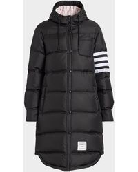 Thom Browne - Shiny Ripstop 4-Bar Parka Jacket - Lyst