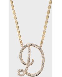 Lana Jewelry - 14K Malibu Diamond Initial Necklace - Lyst
