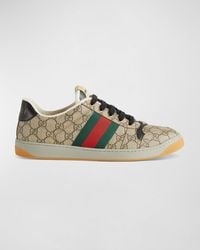 Gucci - Screener Lace-up Sneakers - Lyst