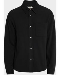 FRAME - Apos;S Cotton Waffle Texture Button-Down Shirt - Lyst