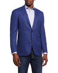 Canali - Apos;S 130S Wool Solid Blazer - Lyst