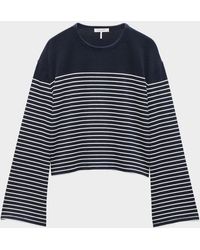 Rag & Bone - The Knit Stripe Boxy Long-Sleeve Tee - Lyst