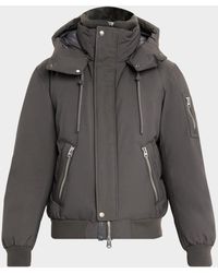 Mackage - Apos;S Iker-Z 2-In-1 Down Bomber With Removable Shearling Bib - Lyst