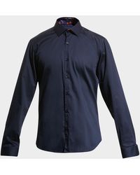 Jared Lang - Apos;S Contrast-Reverse Sport Shirt - Lyst