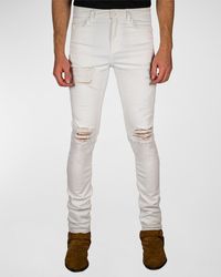Monfrere - Greyson Faded Distressed Skinny Jeans - Lyst