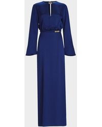 diotima mona studded satin dress Diotima Mona Studded Satin Dress - Black