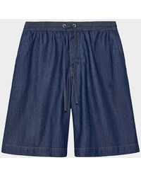 Loewe - Apos;S Denim Drawstring Shorts - Lyst