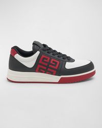Givenchy - G4 Bicolor Leather Low-Top Sneakers - Lyst