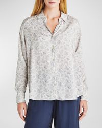 Splendid - Mackenzie Paisley-Print Button-Front Shirt - Lyst
