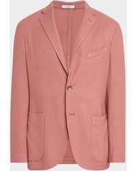 Boglioli - Wool Hopsack Jersey Single-Breasted Sport Coat - Lyst