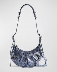 Balenciaga - Le Cagole Xs Leopard-Print Shoulder Bag - Lyst