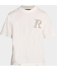 Represent - Apos;S Western Initial Cotton T-Shirt - Lyst